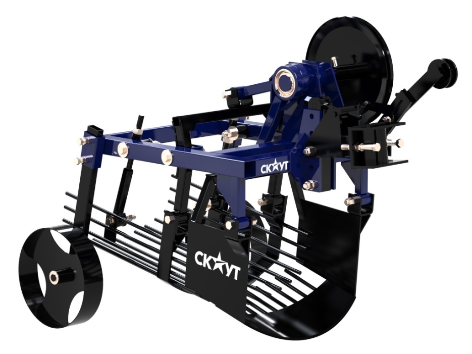 Картофелекопалка грохотная СКАУТ PH-2 для мотоблока или минитрактора